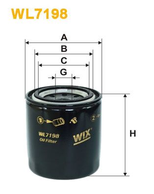 WIX FILTERS Õlifilter WL7198